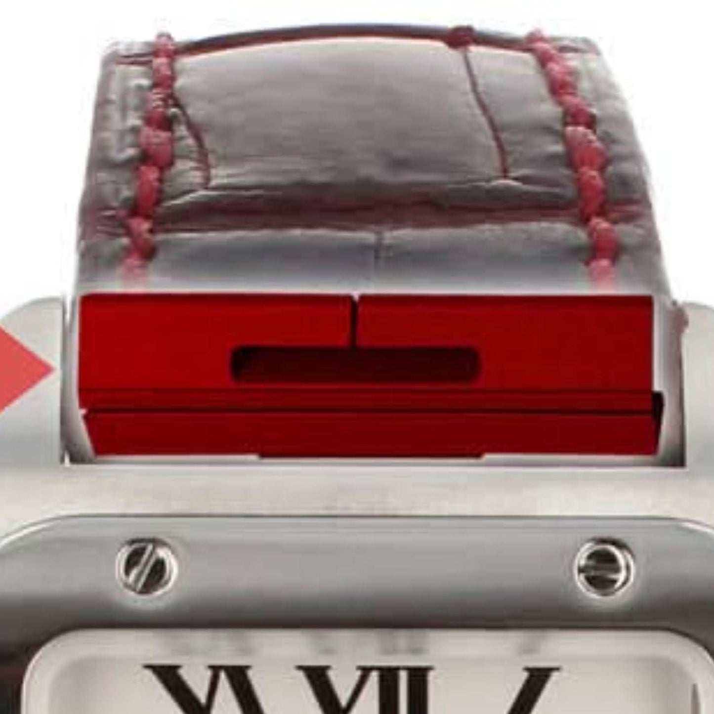 Watch Strap Metallic Inserts Parts for Cartier Santos Dumont Watch Leather Band