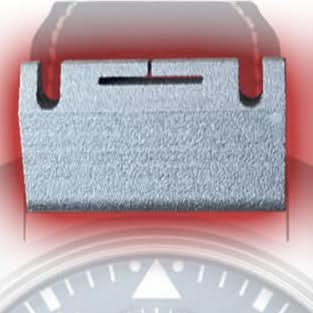 Insertos de correa de reloj de liberación rápida para la banda de cuero IW3780 de IWC Pilot de IWC Pilot