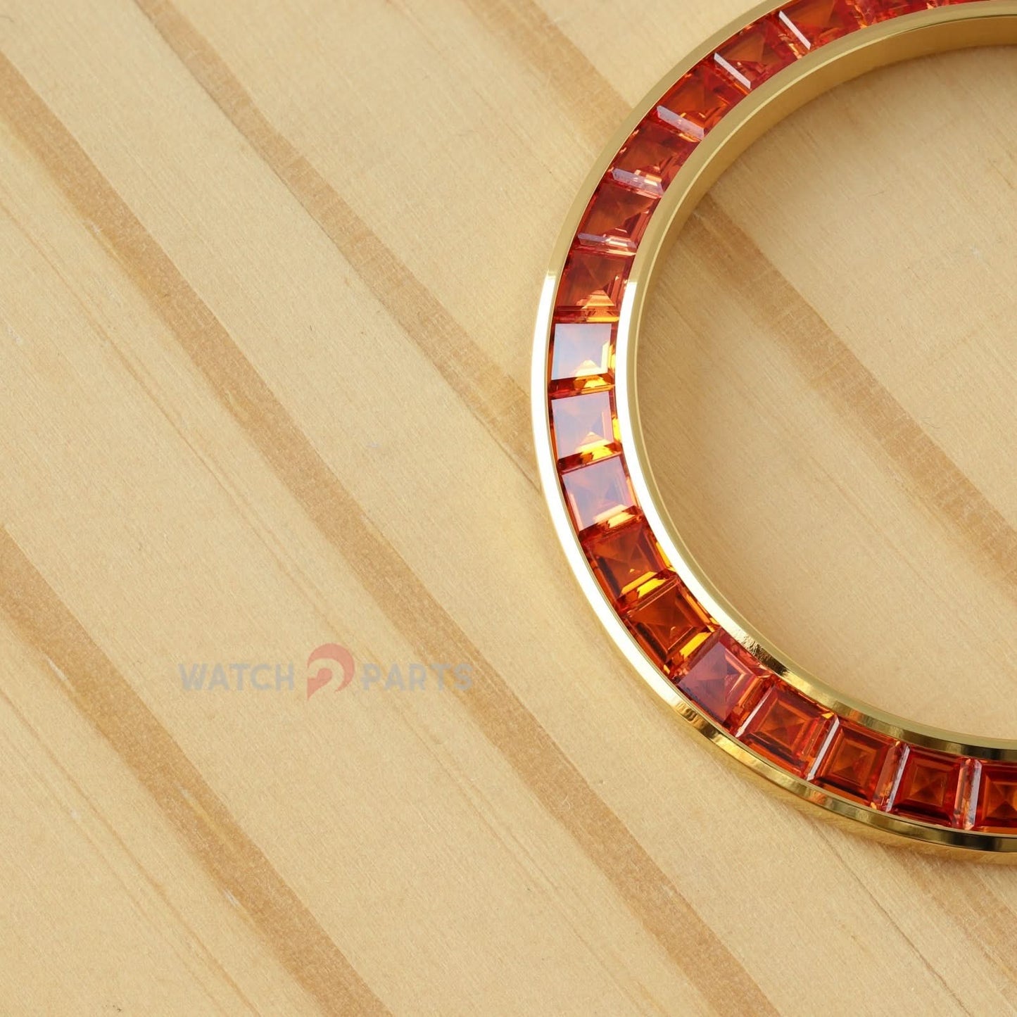 Naranja Gemstone Watch Bezel para Rolex Daytona 40 mm Watch