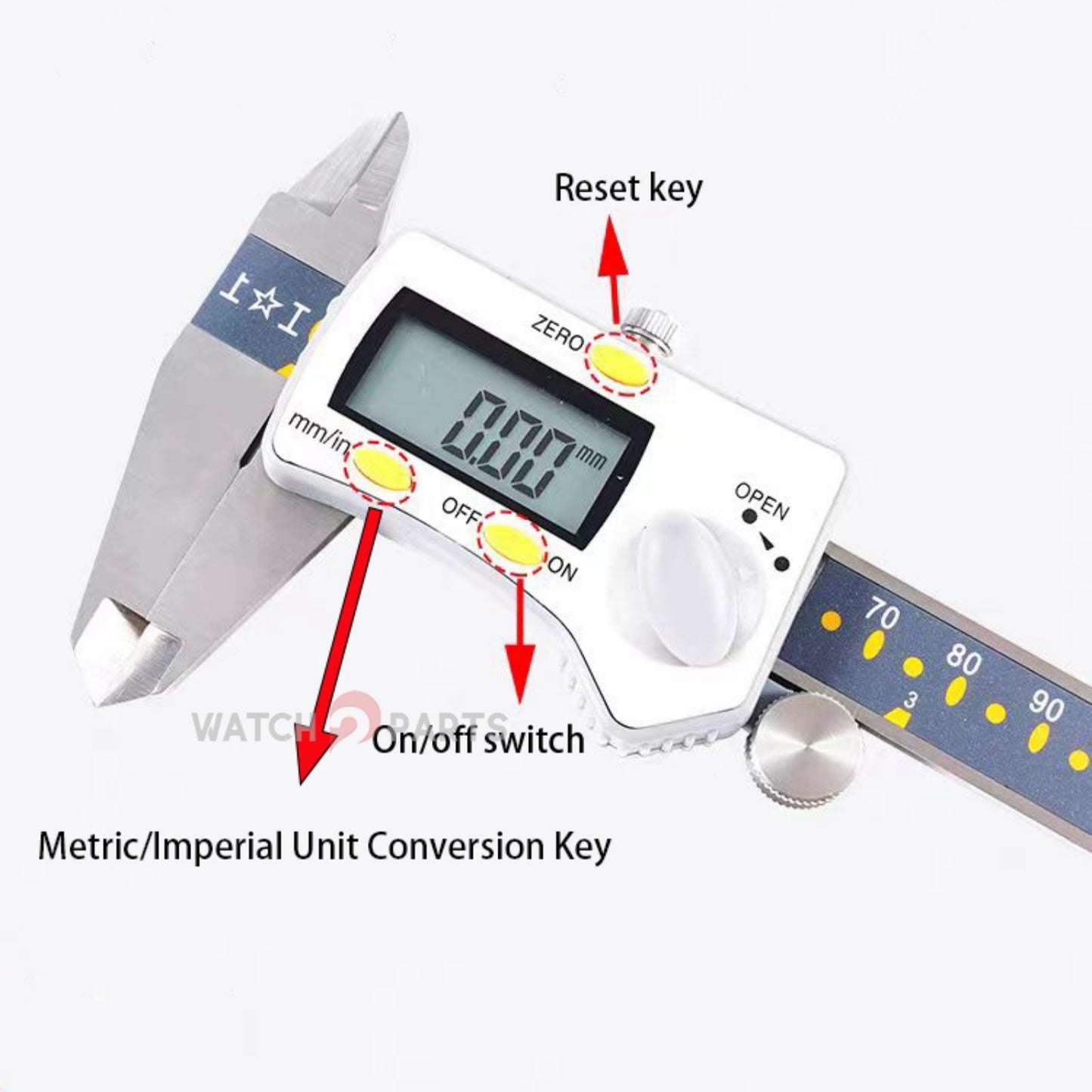 Stainless Steel Digital Caliper Vernier Micrometer Electronic Ruler Gauge Meter 150mm Measuring Tool