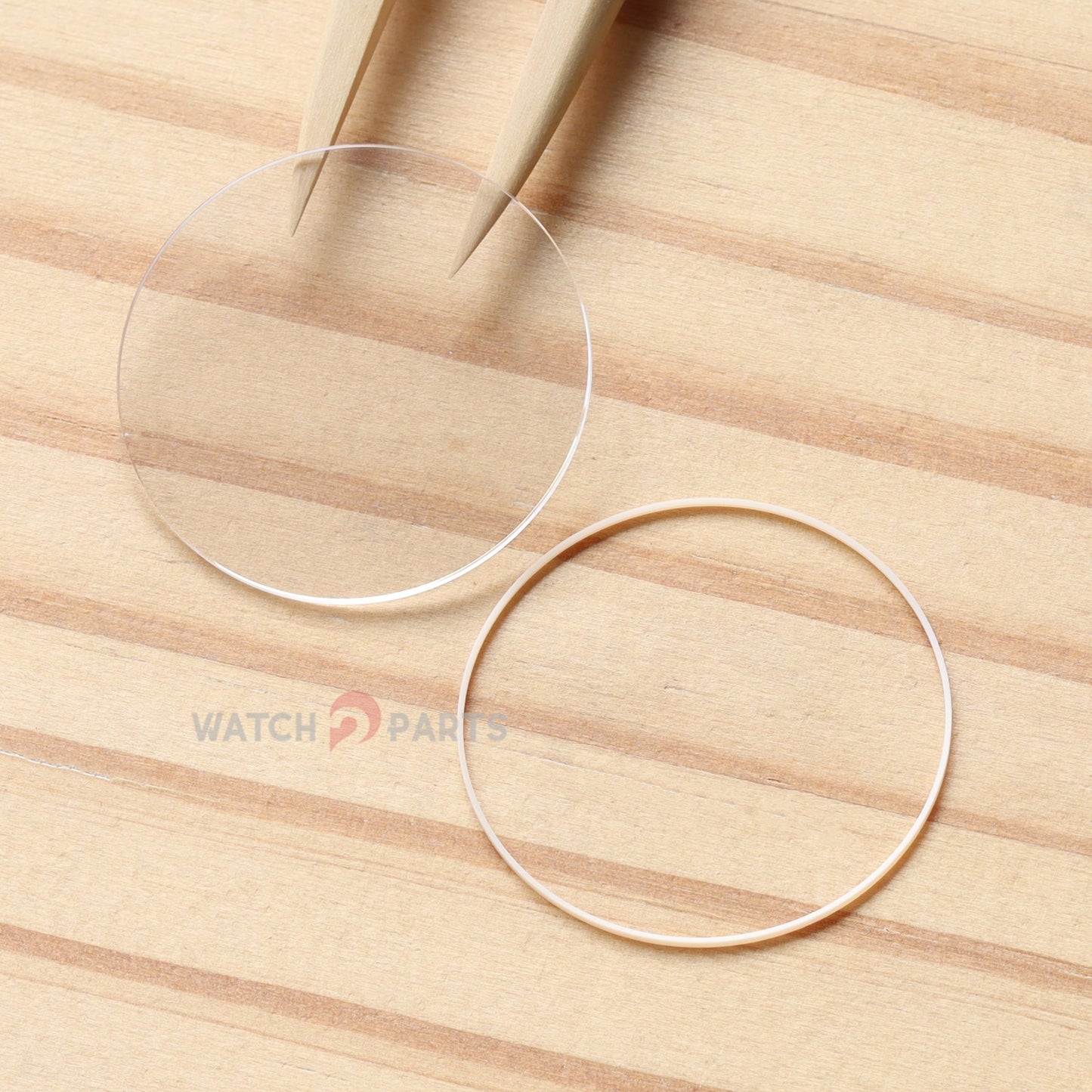 Watch Sapphire Crystal&Gasket for Vacheron Constantin VC Patrimony 85180/86180 Front&Case Back Glass