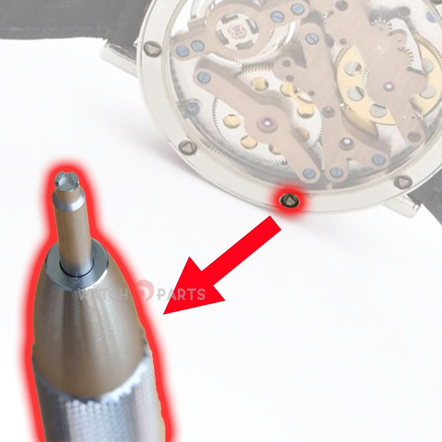 1.9mm Watch Internal Triangular Case Back Screwdriver for Omega/Alain Silberstein Watch Tools - watch2parts