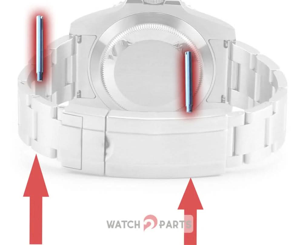 watch buckle/bracelet screw tube for Rolex Submariner Date 41mm 126610 watch steel band