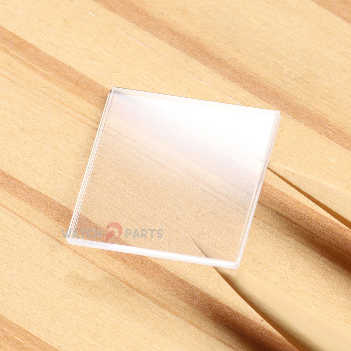 Tonneau Flat Square Sapphire Crystal for Chopard Ice Cube 136690 25x25mm Watch Glass