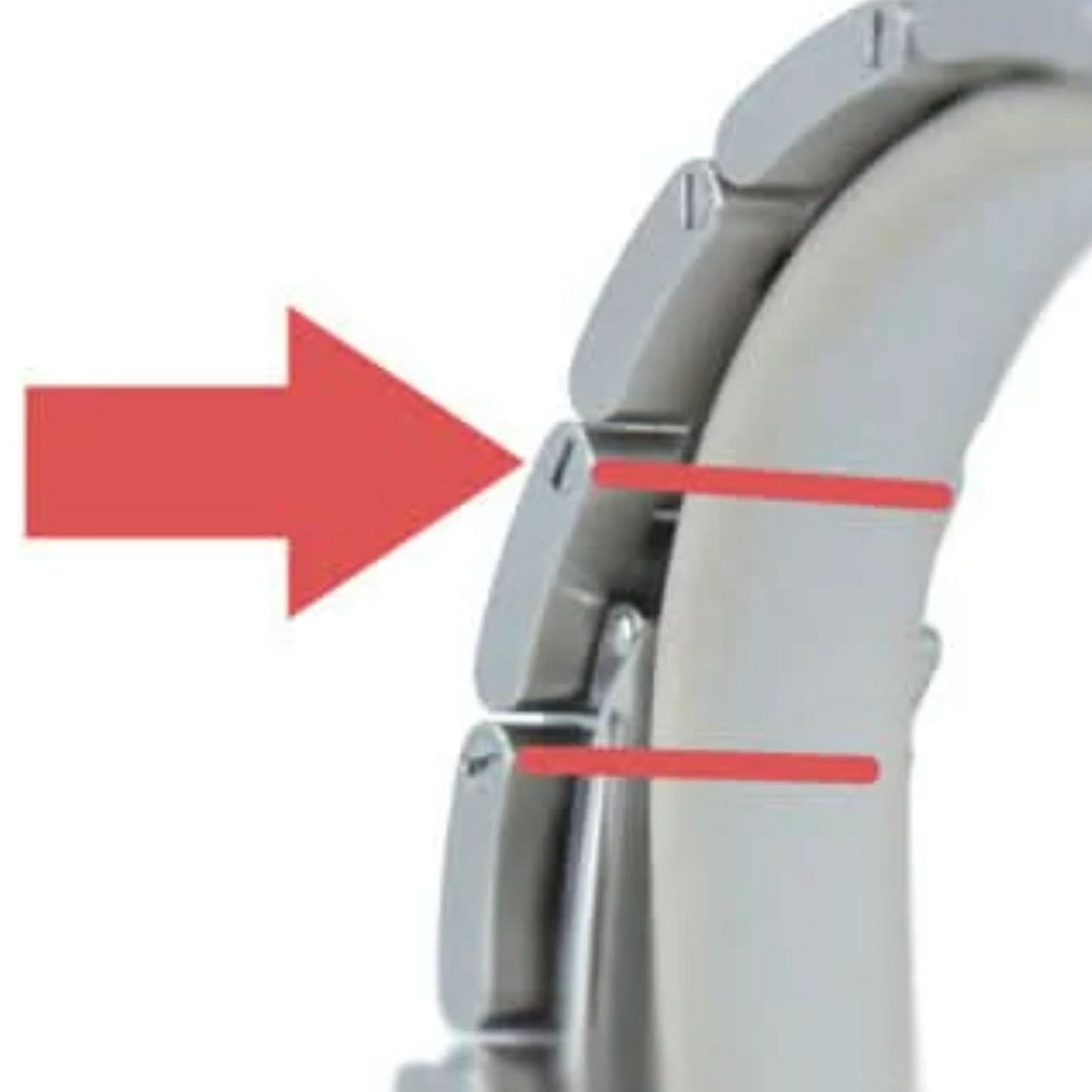 Tourne de vis à regarder pour la bande de montre Rolex Milgauss Rod 116400