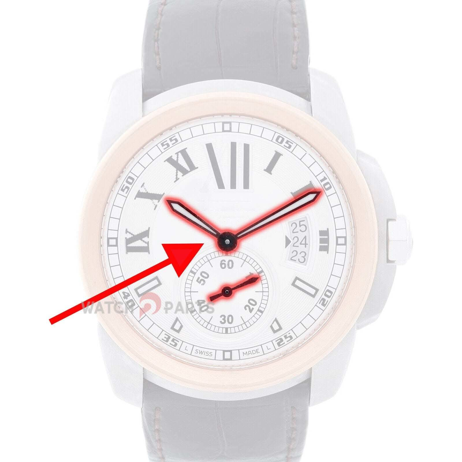 Beobachten Sie Hände für Cartier Kaliber de Cartier 3299 Cal 1904-PS MC 42mm Uhr