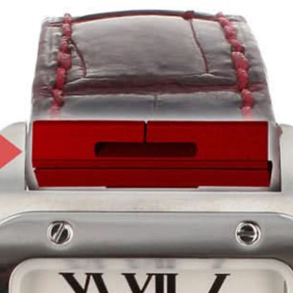 Watch Strap Metallic Inserts Parts for Cartier Santos Dumont Watch Leather Band