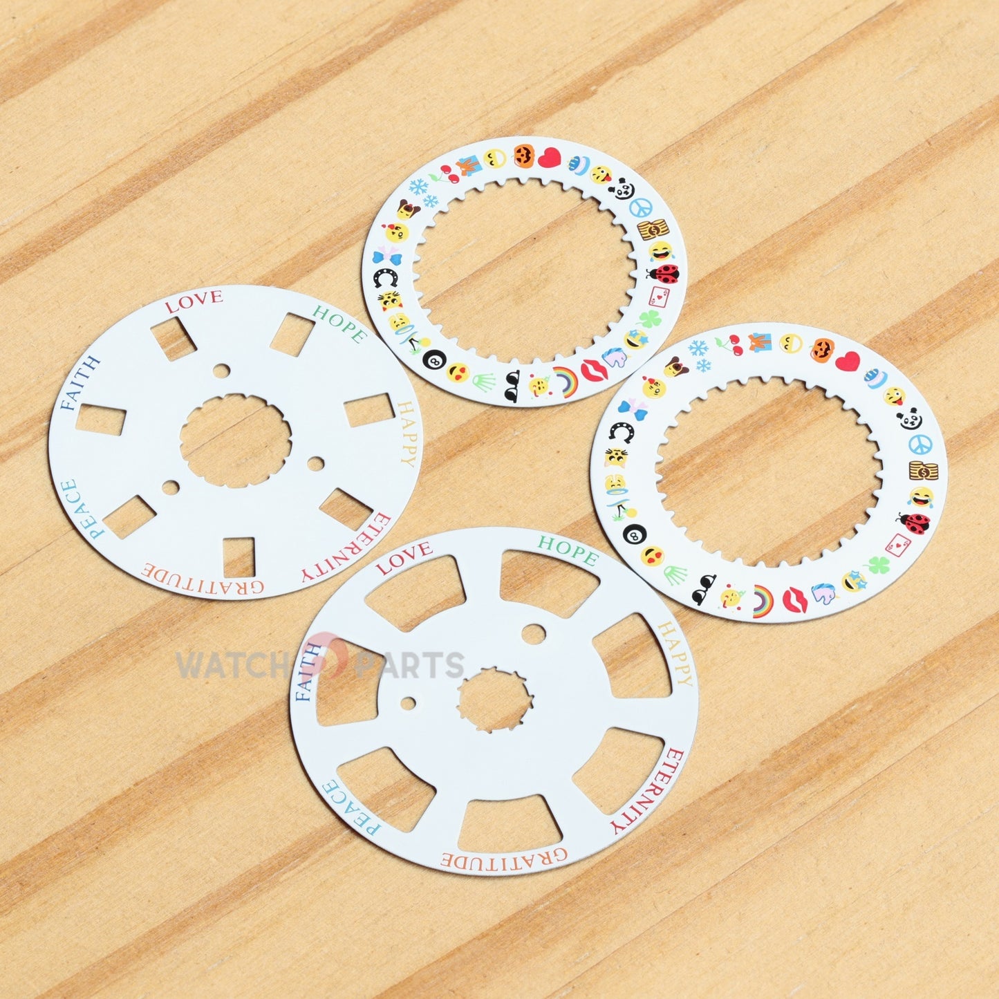 Puzzle Emoji Date Wheel Disc for Rolex Day-Date 36/40 Cal 3155/3255 Watch Calendar