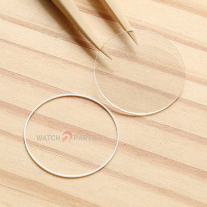 Watch Sapphire Crystal&Gasket for Vacheron Constantin VC Patrimony 33093 31.5mm Front&Case Back Glass
