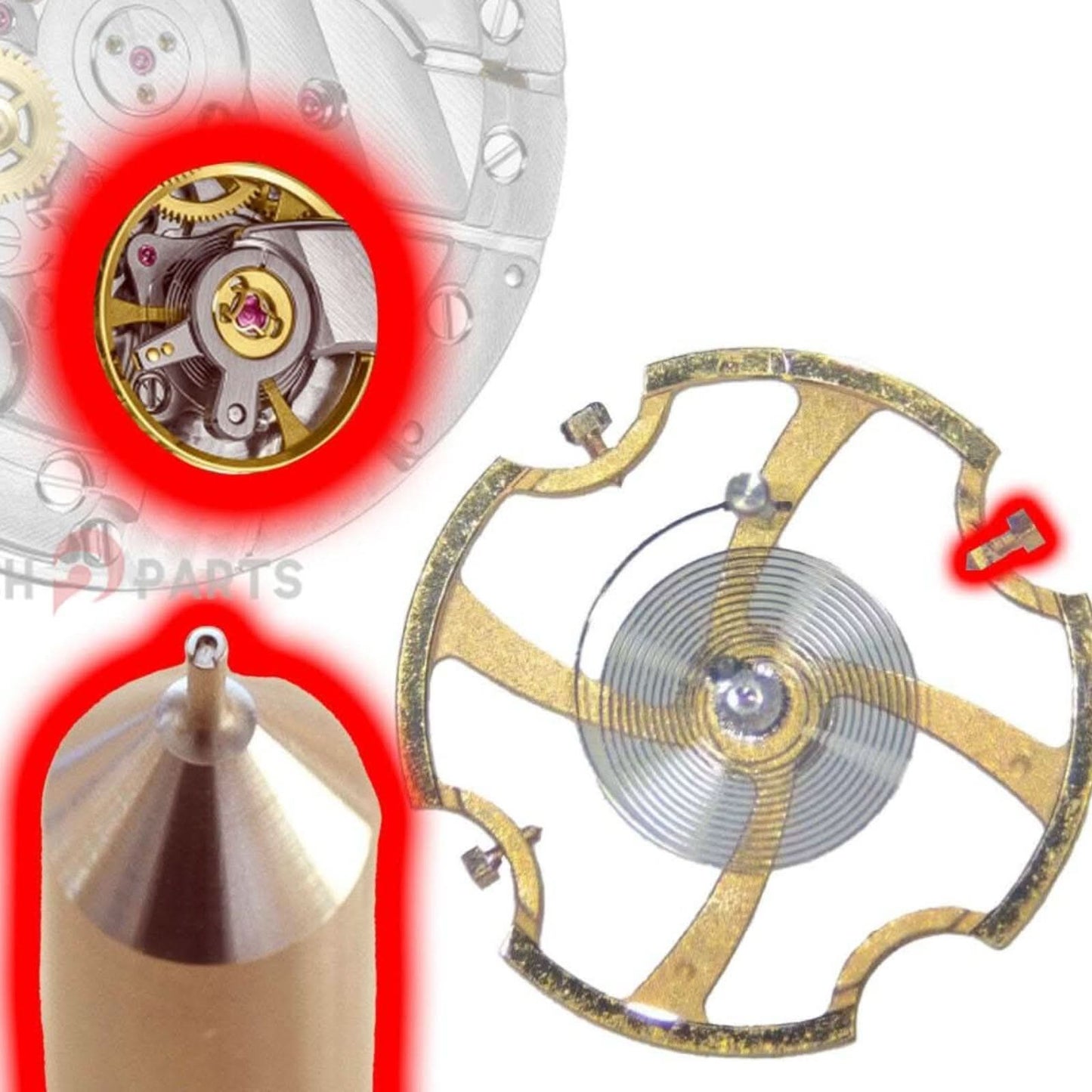 Watch Balance Wheel Timing Screw Adjusting Tool for Blancpain Breguet