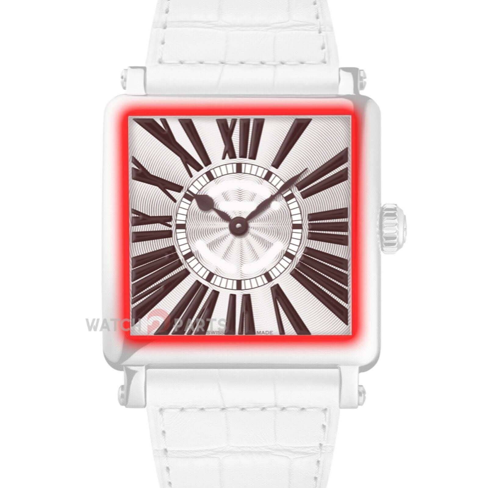 كريستال الياقوت ل Franck Muller Master Square 6002S/L/M/H Watch