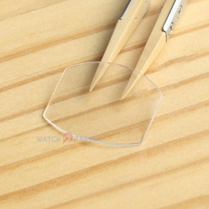 Mira Cristal de zafiro para Ulysse Nardin Michelangelo Chronograph Un 563-42 Watch Glass