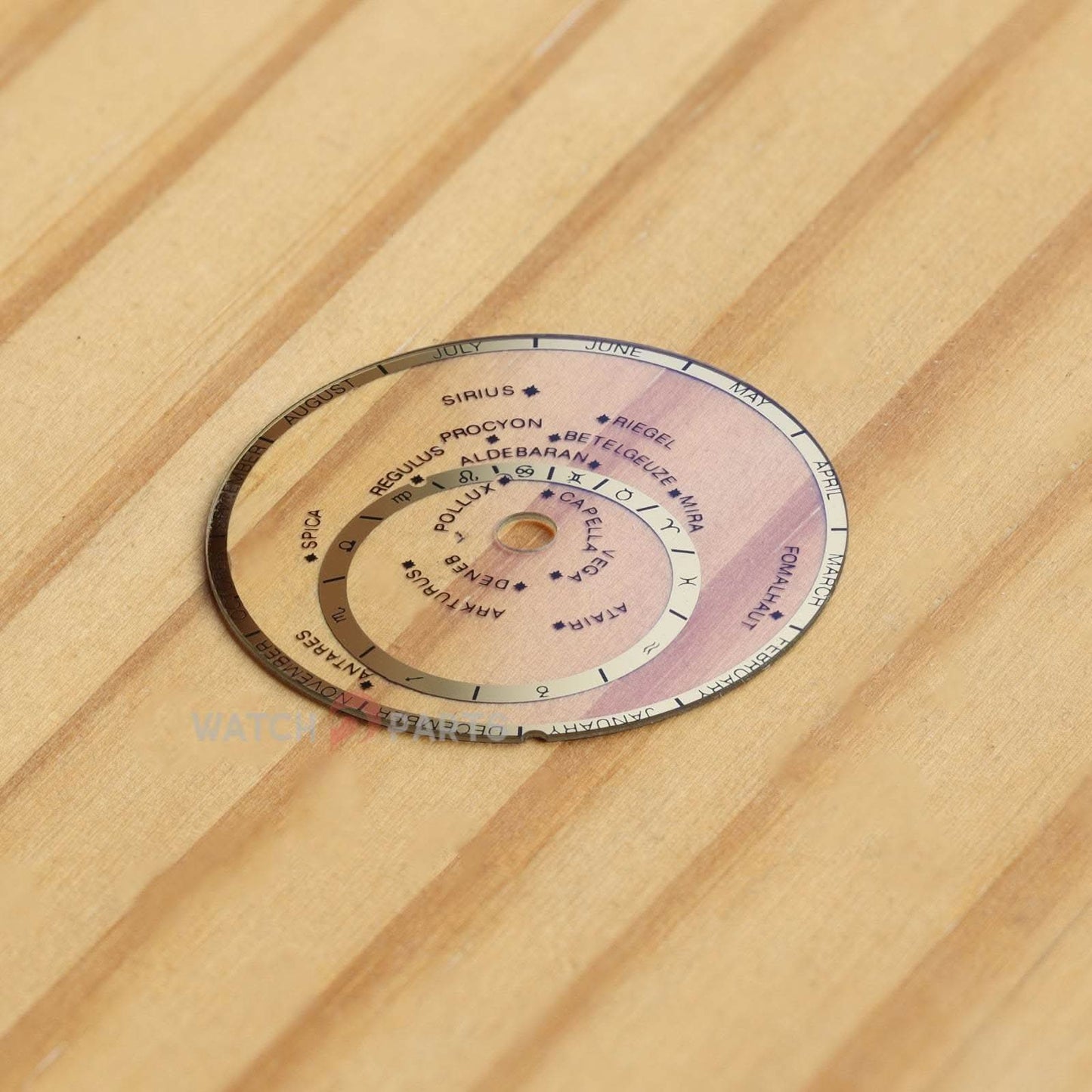 Crystal saphir pour Ulysse Nardin Astrolabium un 991-77 Verre de montre