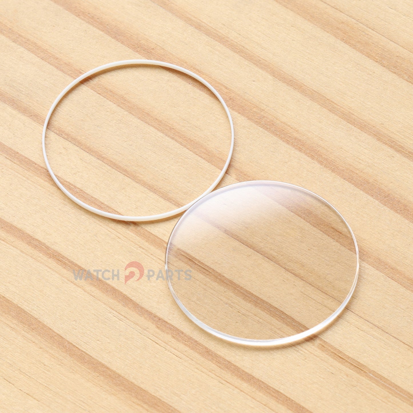 Round Flat Watch Sapphire Crystal for Vacheron Constantin VC Overseas 5500V 42.5mm Front&Case Back Glass