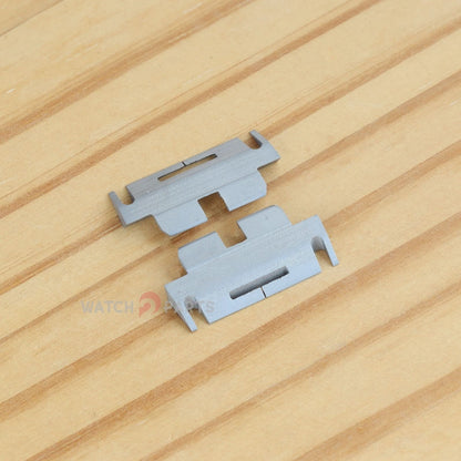 Mira el inserto de la correa de cuero interior de acero para hublot big bang 465/415 39/45 mm Kit de enlace de banda de reloj