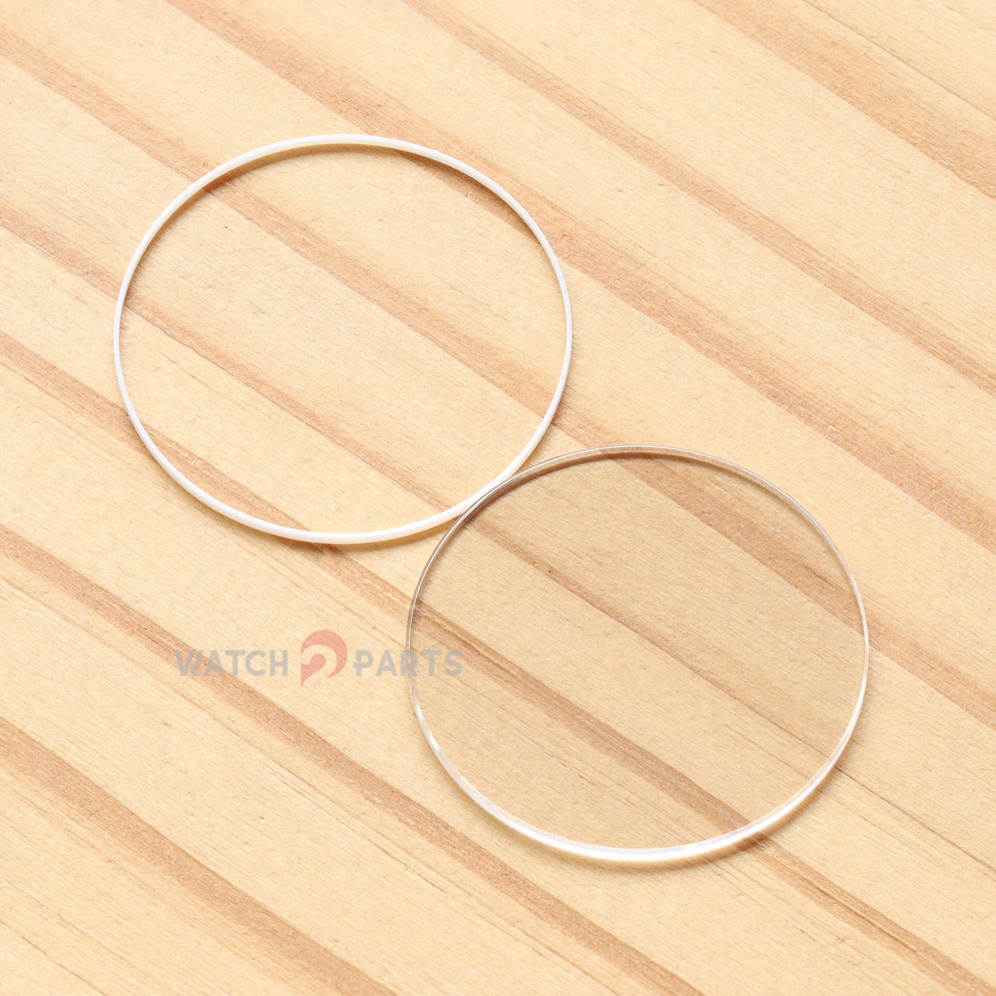 Round Flat Watch Sapphire Crystal for Vacheron Constantin VC Overseas 5500V 42.5mm Front&Case Back Glass