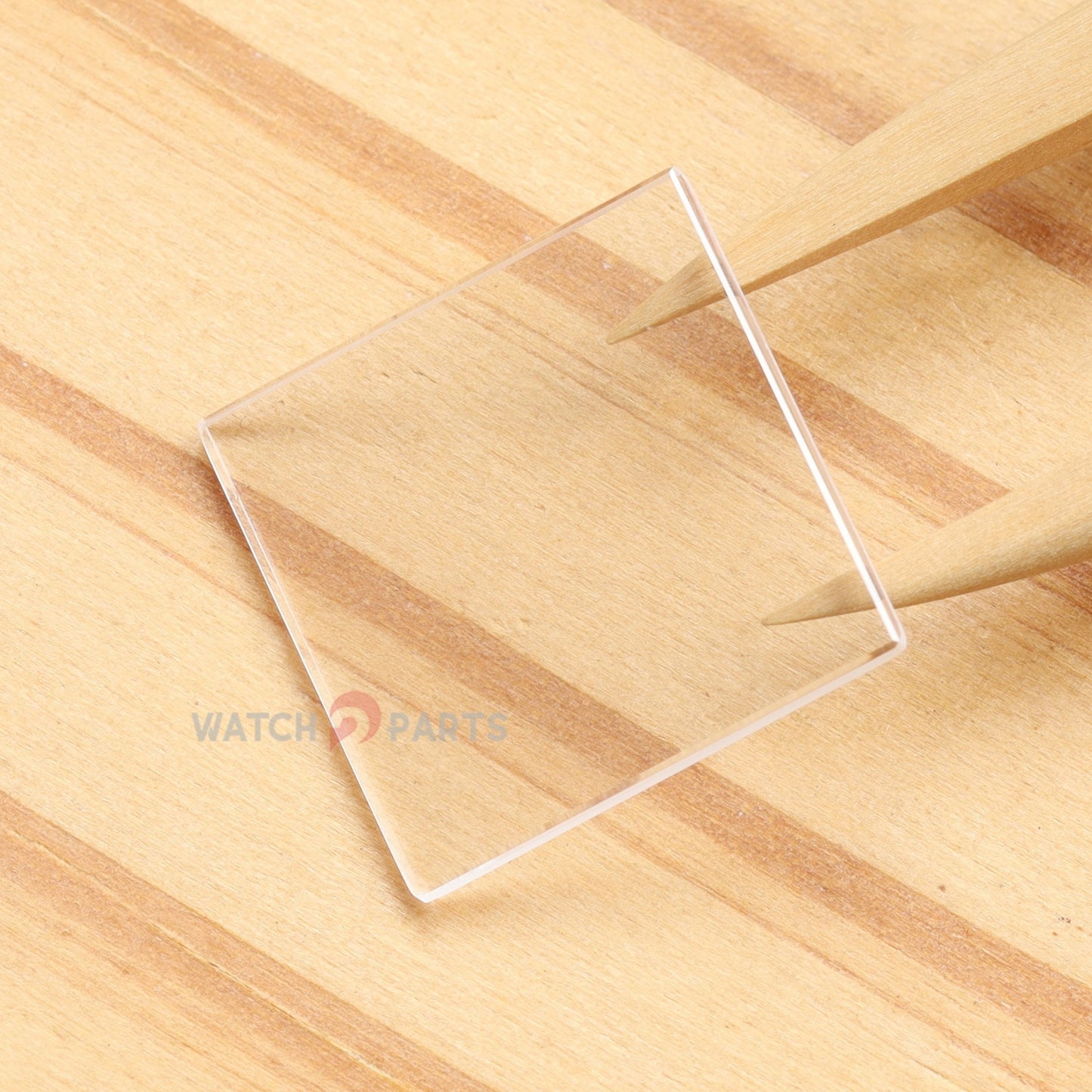 Tonneau Flat Square Sapphire Crystal for Chopard Ice Cube 136690 25x25mm Watch Glass