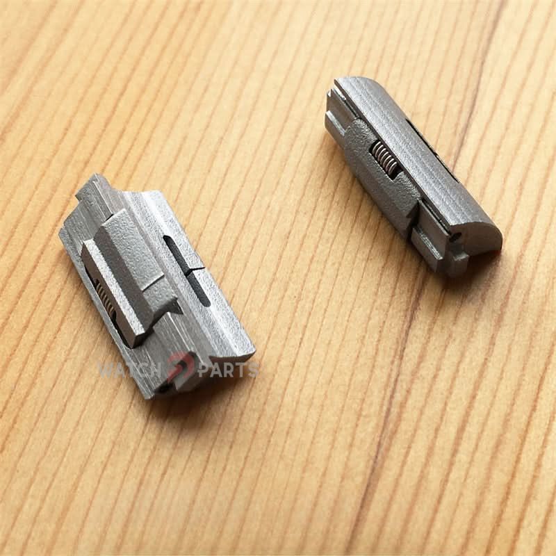 Strap Metallic Precision Componentes modulares Insertos en el interior para Roadster de Cartier 2618 2826 Banda de cuero de reloj