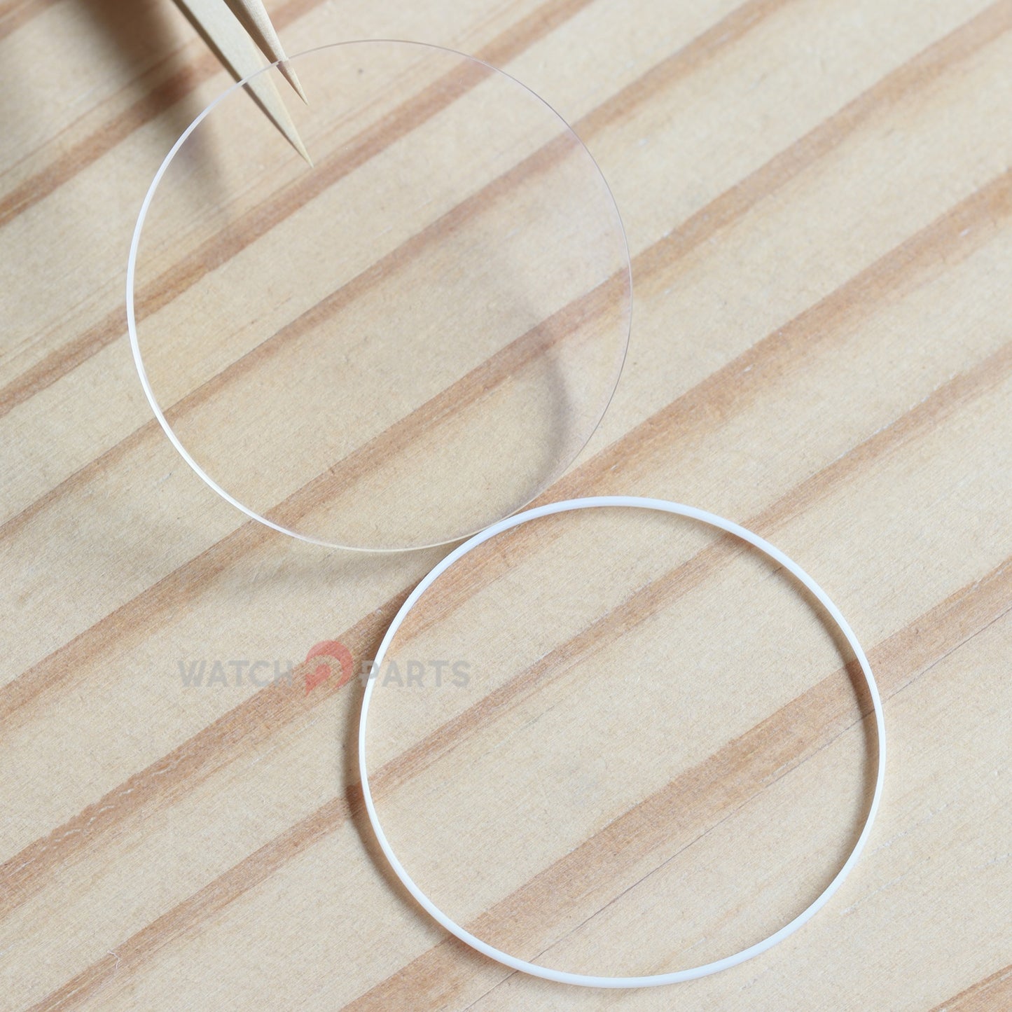 Double-sided AR Coating Watch Sapphire Crystal&Gasket for IWC Pilot Mark 3247/3269 41mm Glass - watch2parts