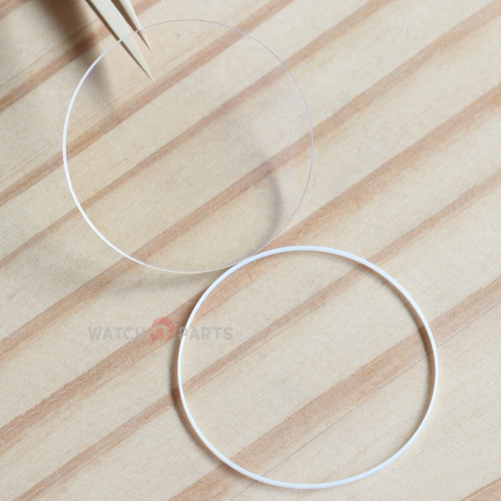 Double-sided AR Coating Watch Sapphire Crystal&Gasket for IWC Pilot Mark 3247/3269 41mm Glass - watch2parts