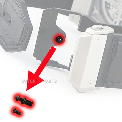 Vis de fermoir de pliage de bande pour Hublot Big Bang 601/411 STRAPE DE TROUVE LA LATTRE MONTRE MORDE DE MONTRATION