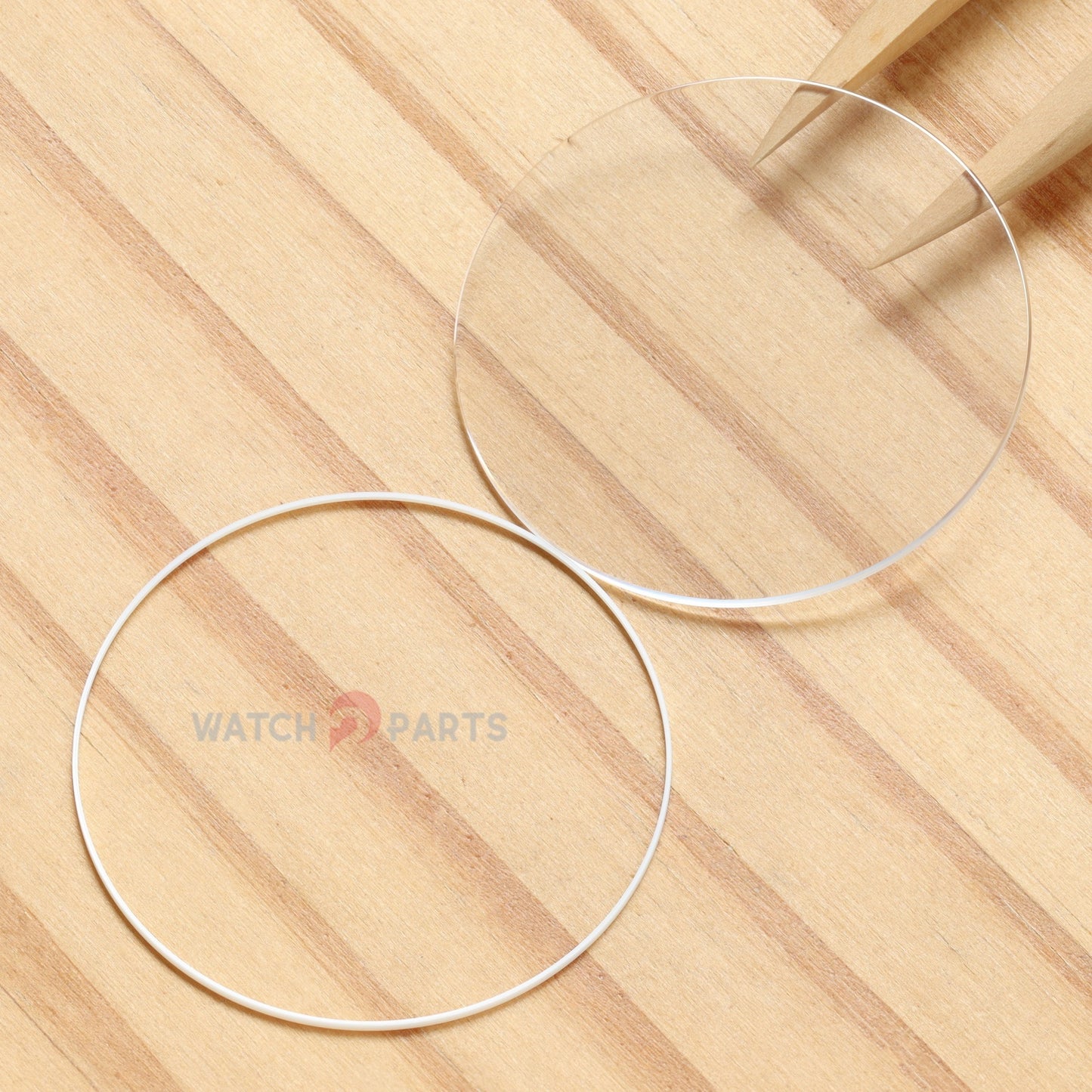 Double Domed Watch Sapphire Crystal&Gasket for Chopard Happy Diamonds 20/7470-20 40mm Glass