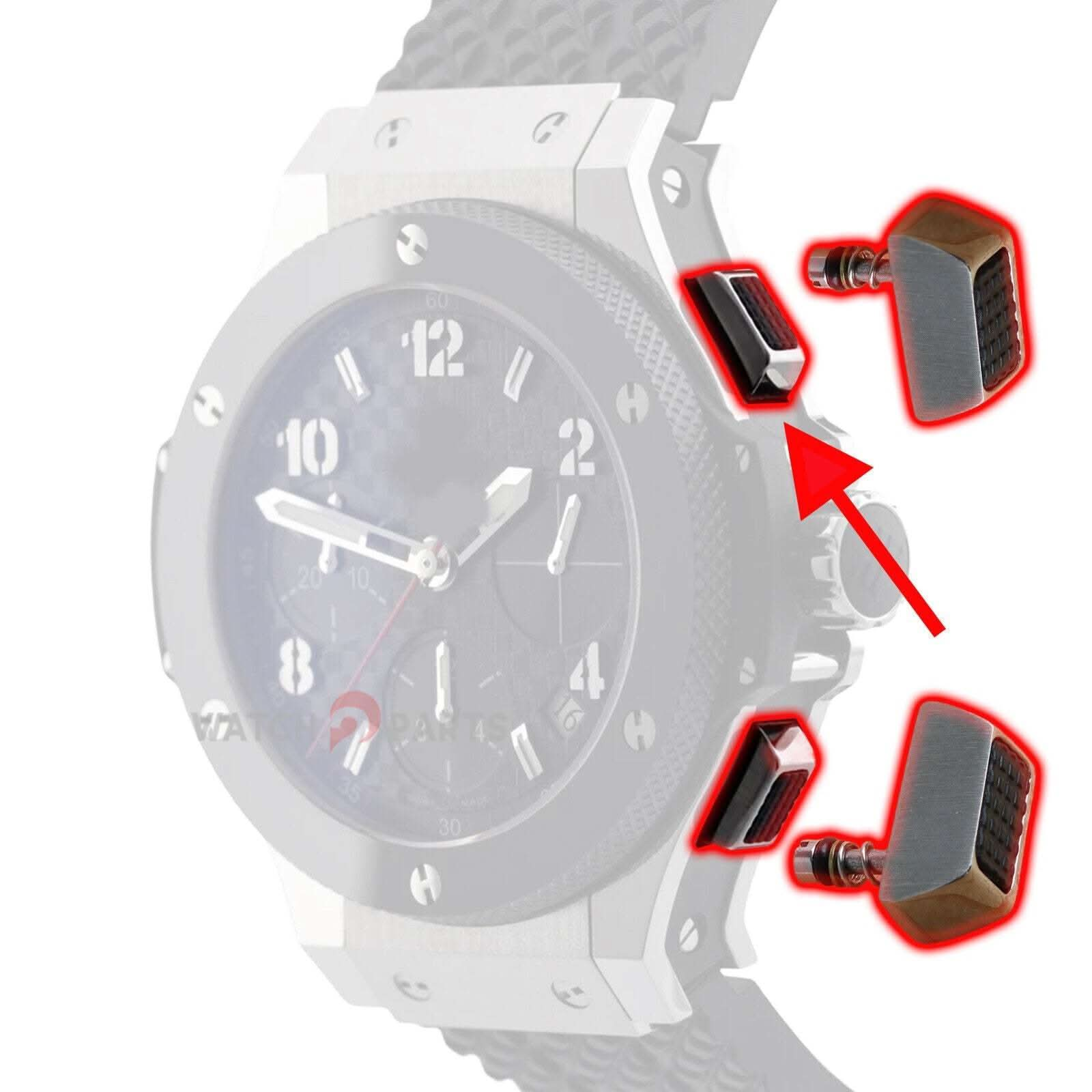 Pusteur de bouton de surveillance pour Hublot Big Bang 41mm 341/342 Chronograph Watch