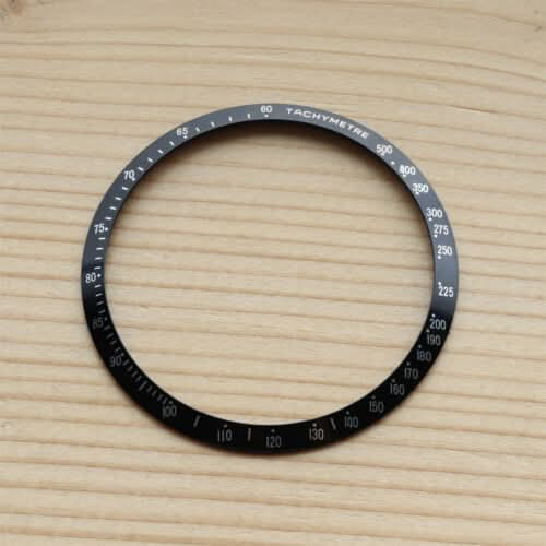 Mire el bisel de alumium para Omega Speedmaster 175.0084 3520.50 Insertar