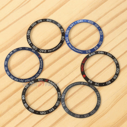 Bisel de reloj de aluminio para la etiqueta Heuer Formula 1 Gulf Caz101n.fc8243 Inserto de reloj de 43 mm