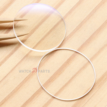 AR Coating Round Flat Sapphire Crystal&Gasket for Vacheron Constantin VC Overseas 49150/47450/47040/47751 42mm Watch Glass
