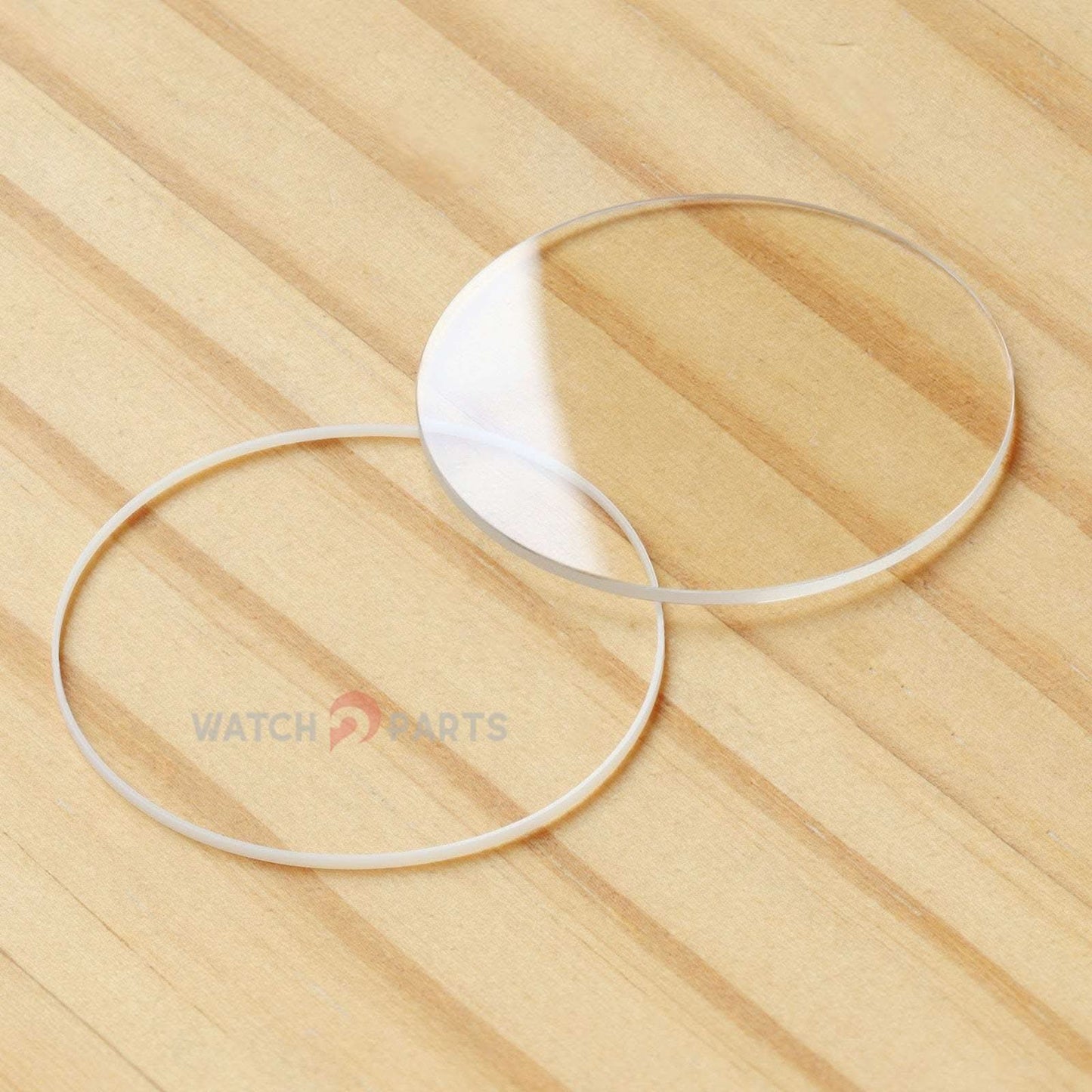 Crystal Sapphire per Ulysse Nardin Dual Time UN 3346-126 Glass d'oro