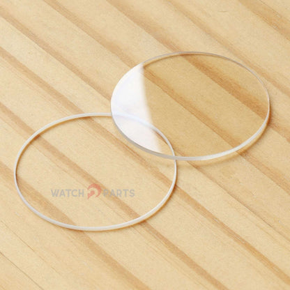 Crystal Sapphire per Ulysse Nardin Dual Time UN 3346-126 Glass d'oro