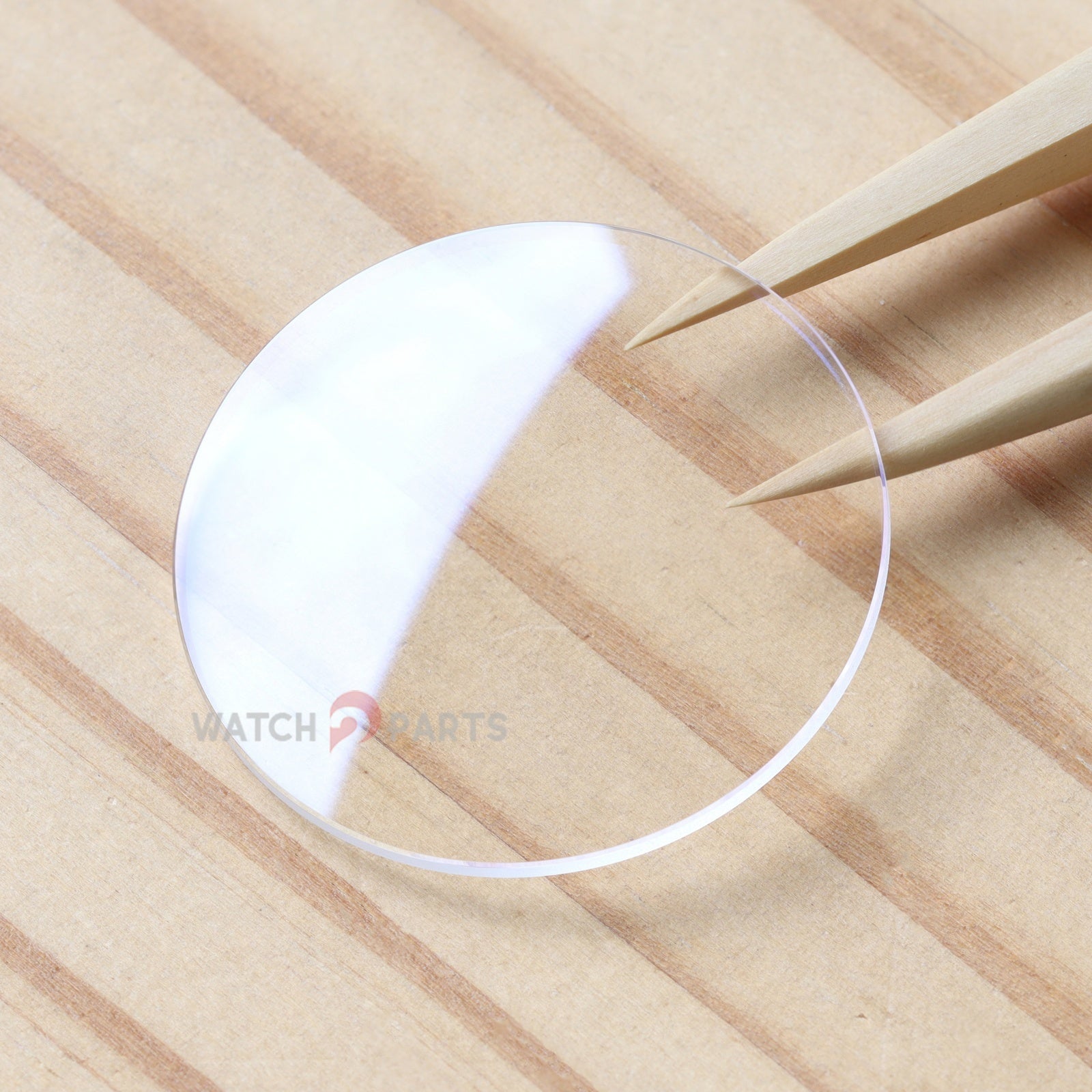 Double-sided AR Coating Watch Sapphire Crystal&Gasket for IWC Pilot Double Chronograph IW3713/3255 42mm Glass - watch2parts