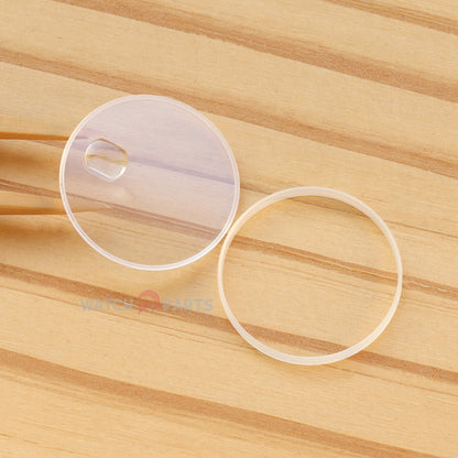 Watch Sapphire Crystal&Gasket for Tudor Prince 73190/94401/73090 33/34mm Watch Glass Date Window