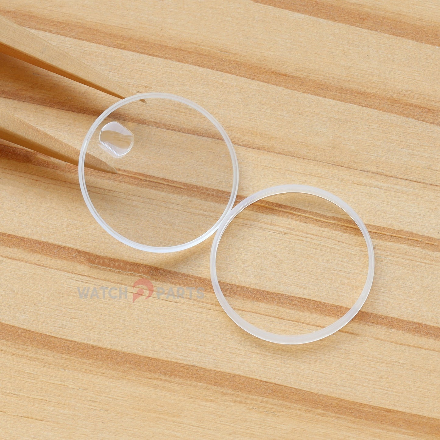 Watch Glass&Gasket for Tudor Princess 92413/92400/92414 25mm Sapphire Crystal Stepped Edge