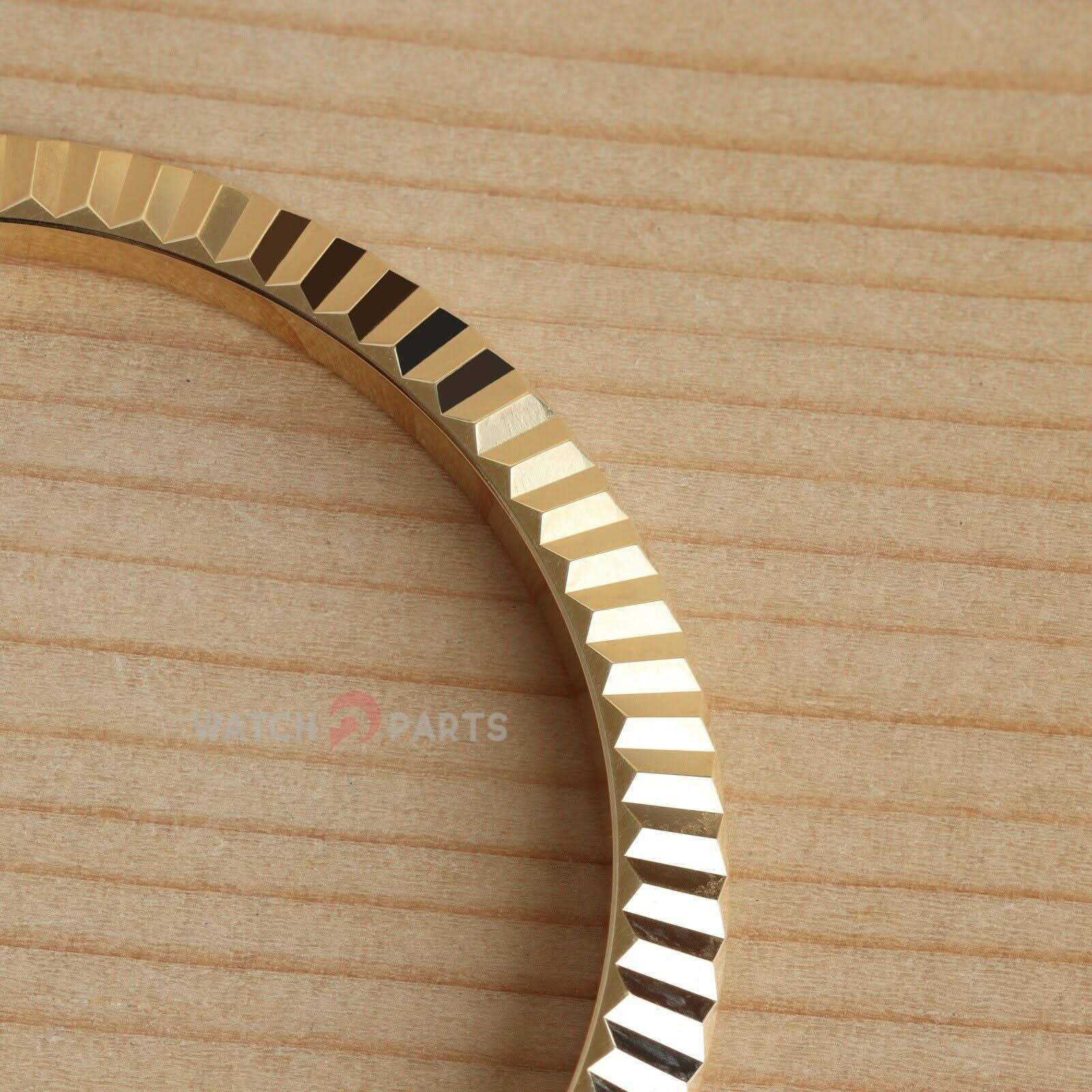 Solid 18K Gold Fluted Bezel for Rolex Datejust 41 126333 126334 126303 126300