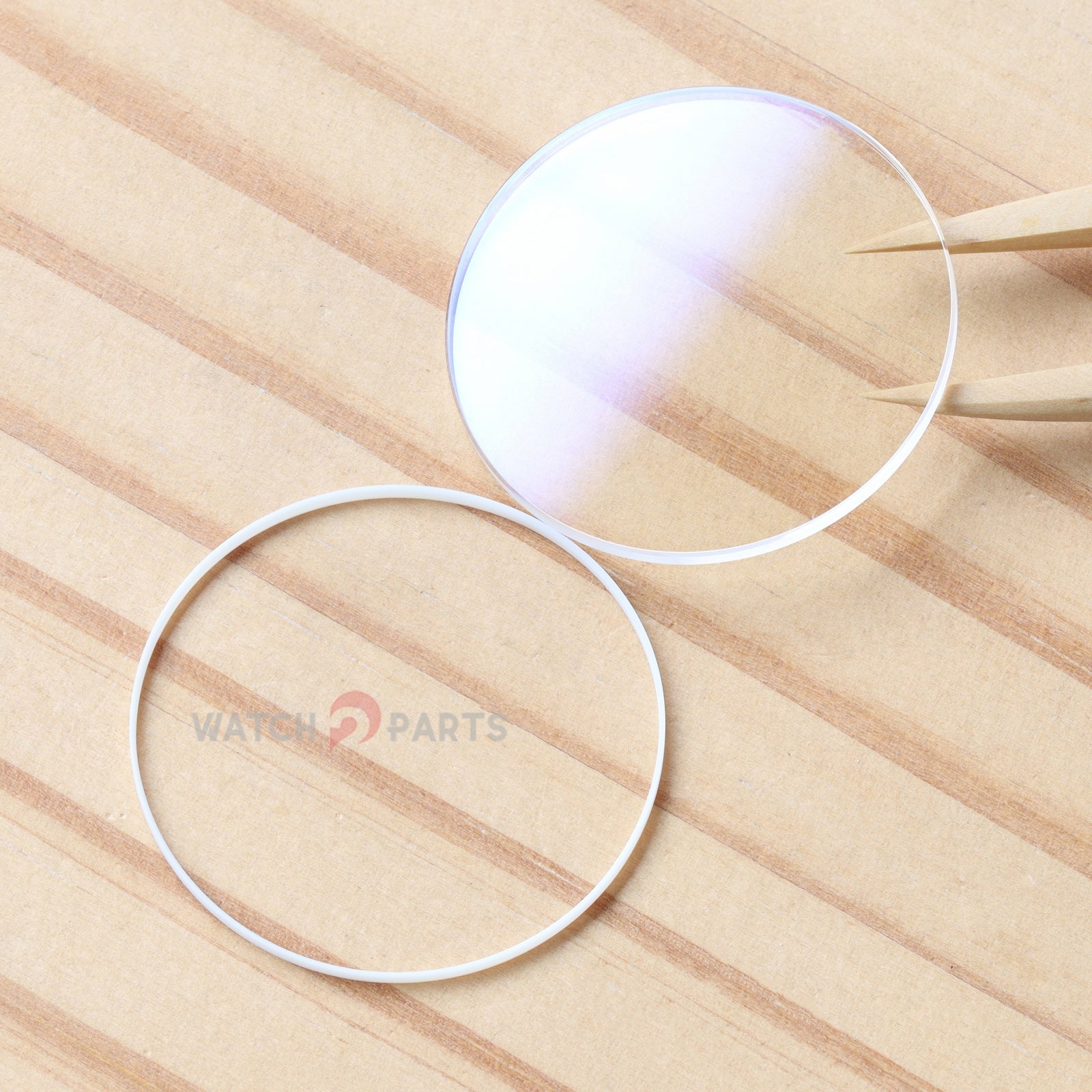 AR Coating Watch Glass for IWC Ingenieur Chronograph IW378511/3227 45mm Sapphire Crystal - watch2parts