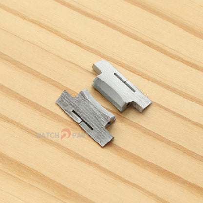 Steel 24.14mm Watch Leather Strap Insert for IWC 3538 Aquatimer Automatic 2000 42mm Watch Band Link