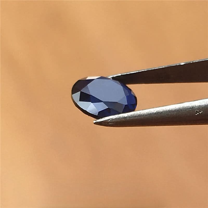 Crystal di zaffiro blu per calibro Cartier 42 mm Crown Crown Parti