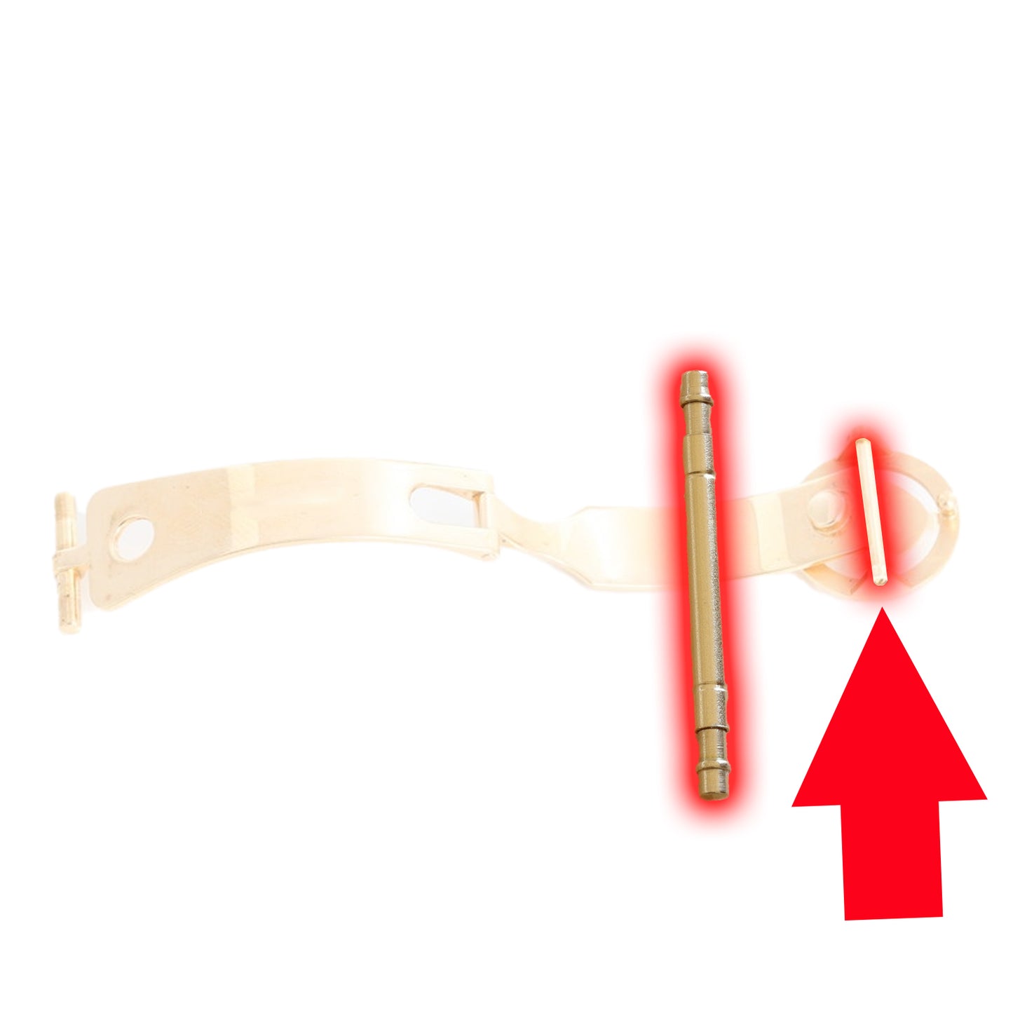 Regarder la broche à ressort de boucle flottante de 16 mm pour la barre de vis de fermoir Patek Philippe PP