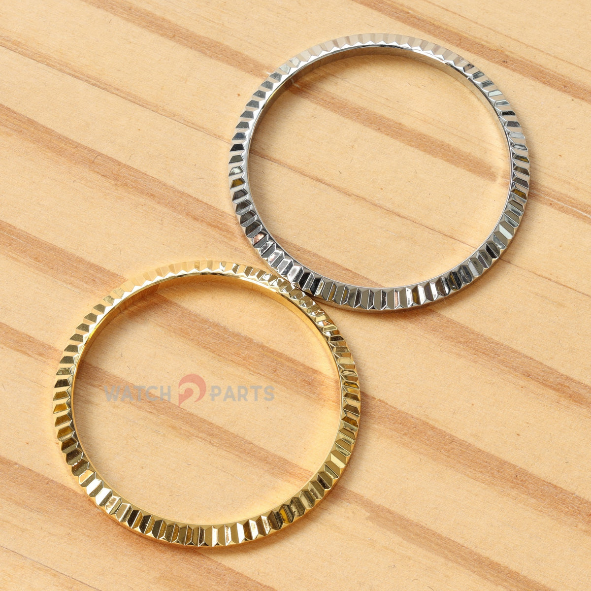 Steel Fluted Bezel Insert for Rolex Datejust 68273 68274 31mm Watch