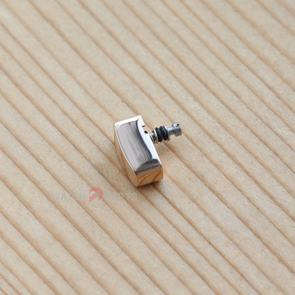18K Rose Gold/Steel Watch Pusher for Patek Philippe PP 5968 Aquanaut 42.2mm Watch Button - watch2parts
