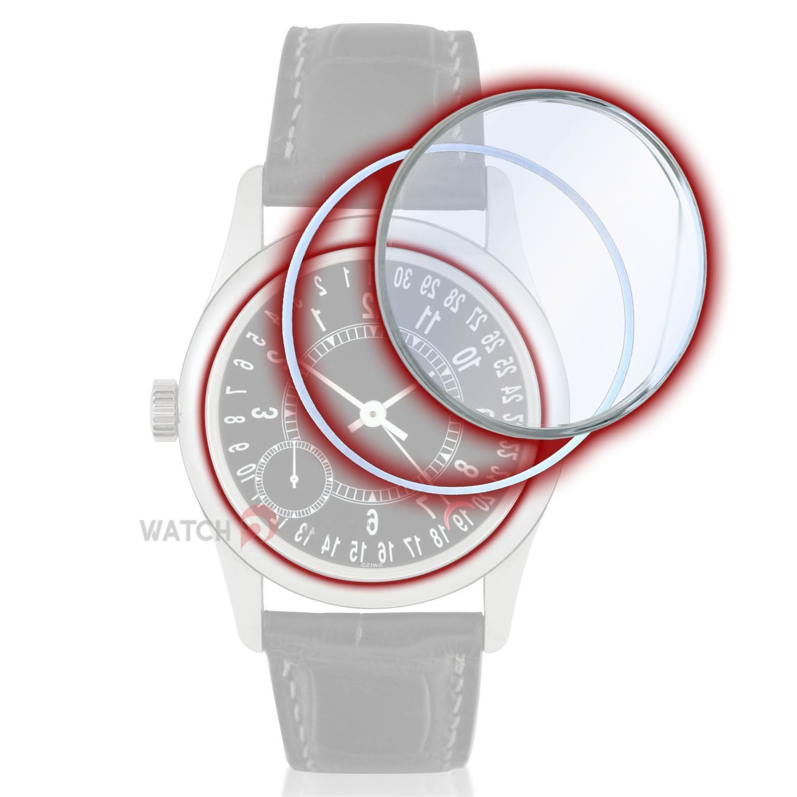 شاهد Crystal for Patek Philippe 5298 Calatrava Watch Gapphire Glass