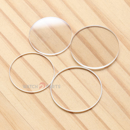 Round Flat Watch Sapphire Crystal for Vacheron Constantin VC Overseas 5500V 42.5mm Front&Case Back Glass