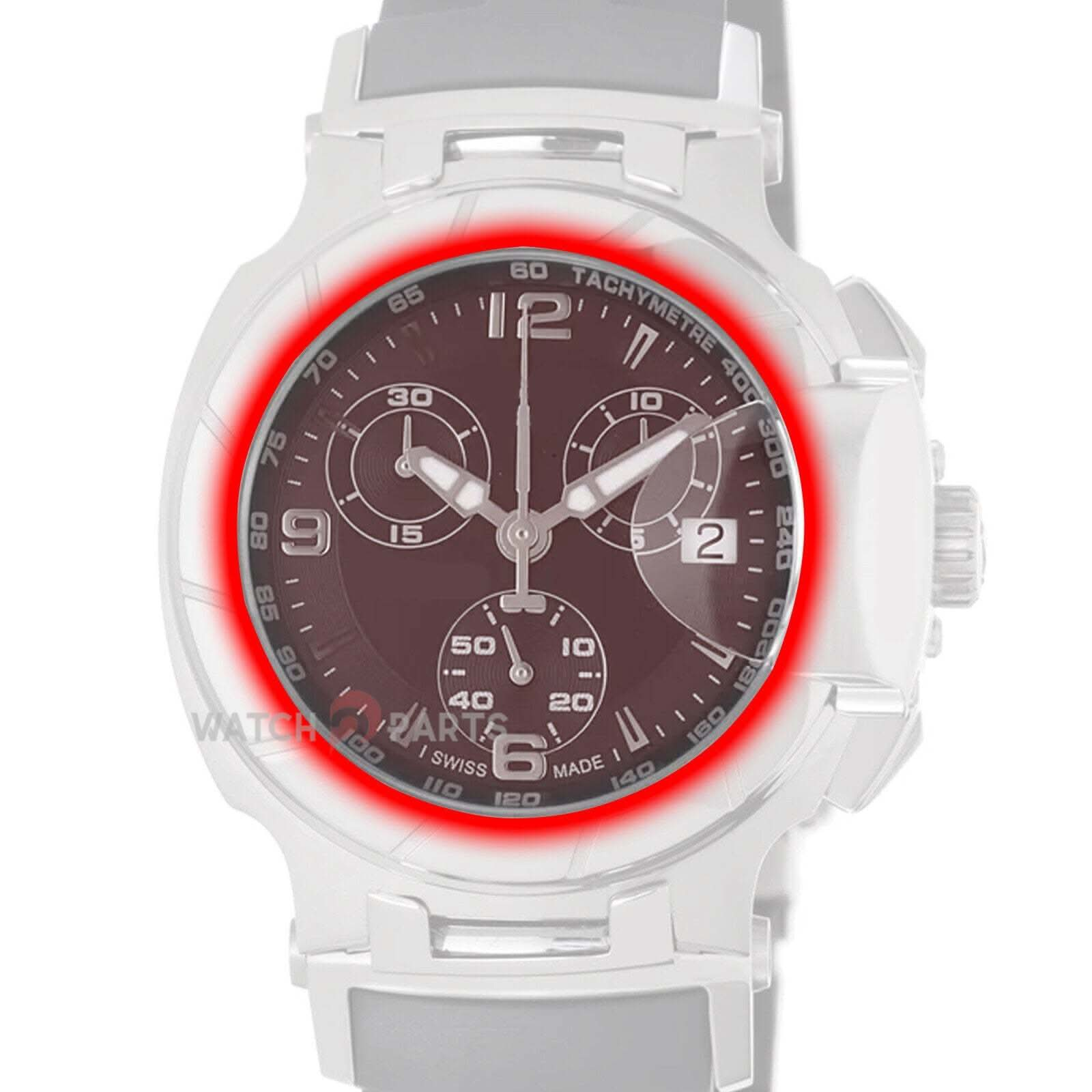 Cristal de zafiro para Tissot T-Race T-Sport T048 Glass de reloj automático