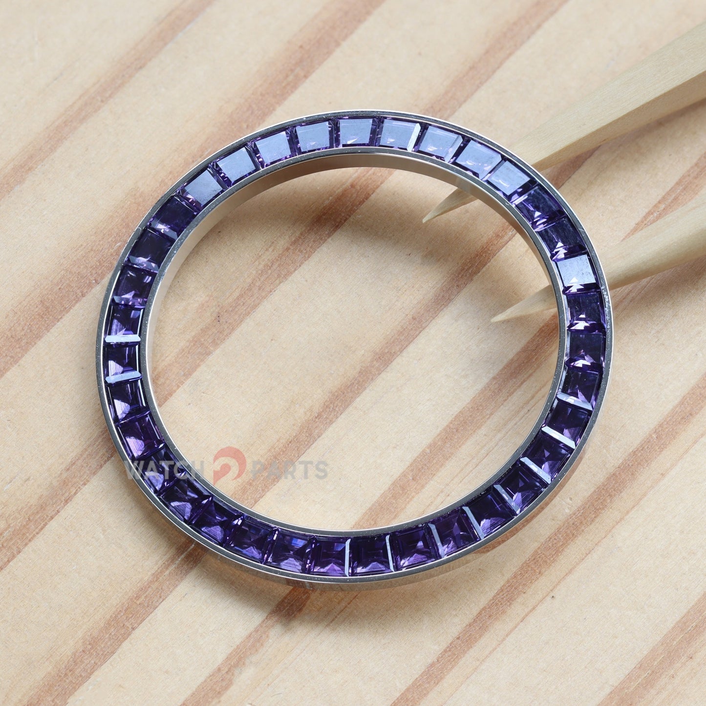 Synthetic Purple Spinel Bezel for Rolex Daytona 40mm Watch Gemstone