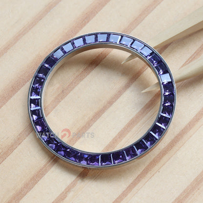 Synthetic Purple Spinel Bezel for Rolex Daytona 40mm Watch Gemstone