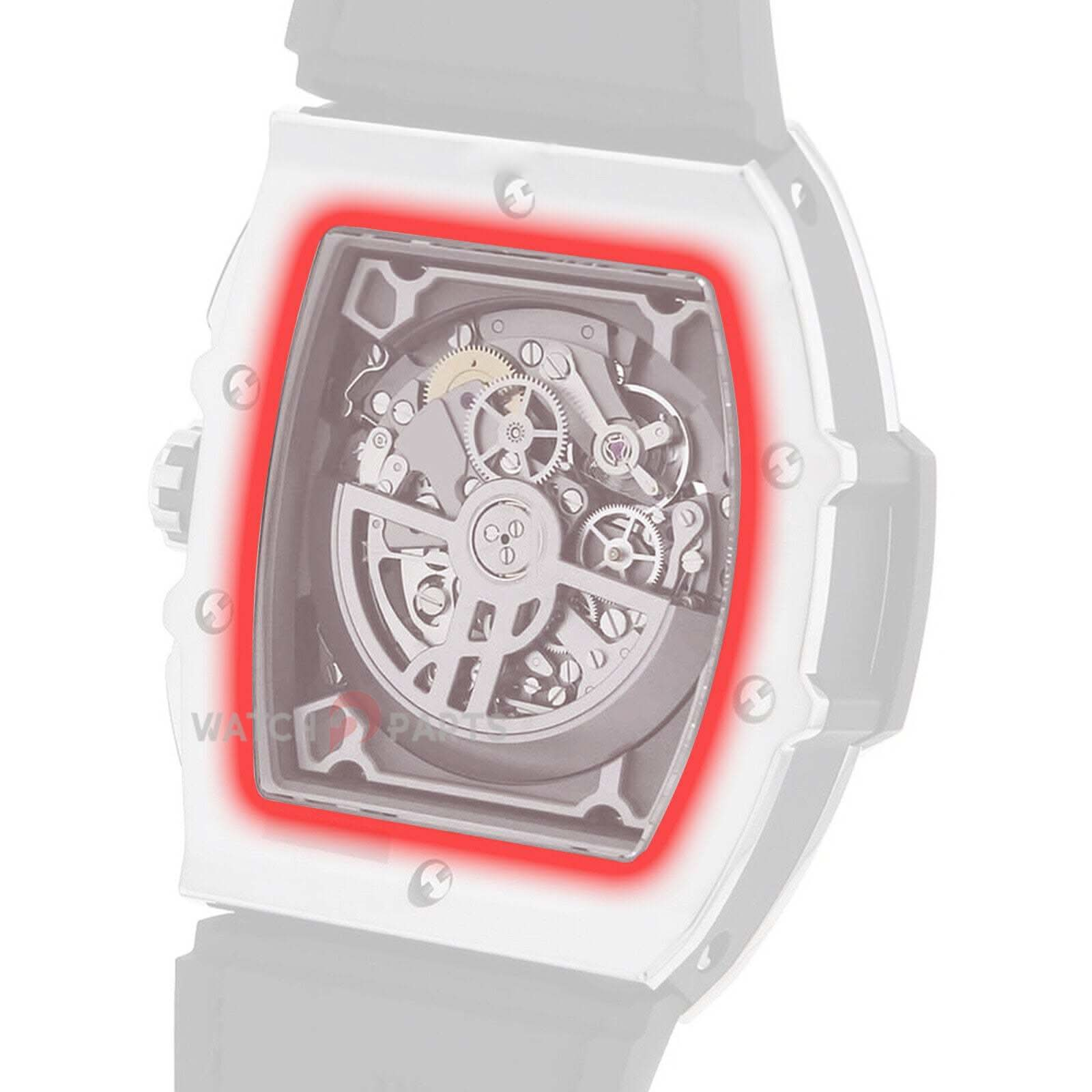 الكريستال الياقوت لـ Hublot 601 Spirit of Big Bang Front & Case Back Watch Glass