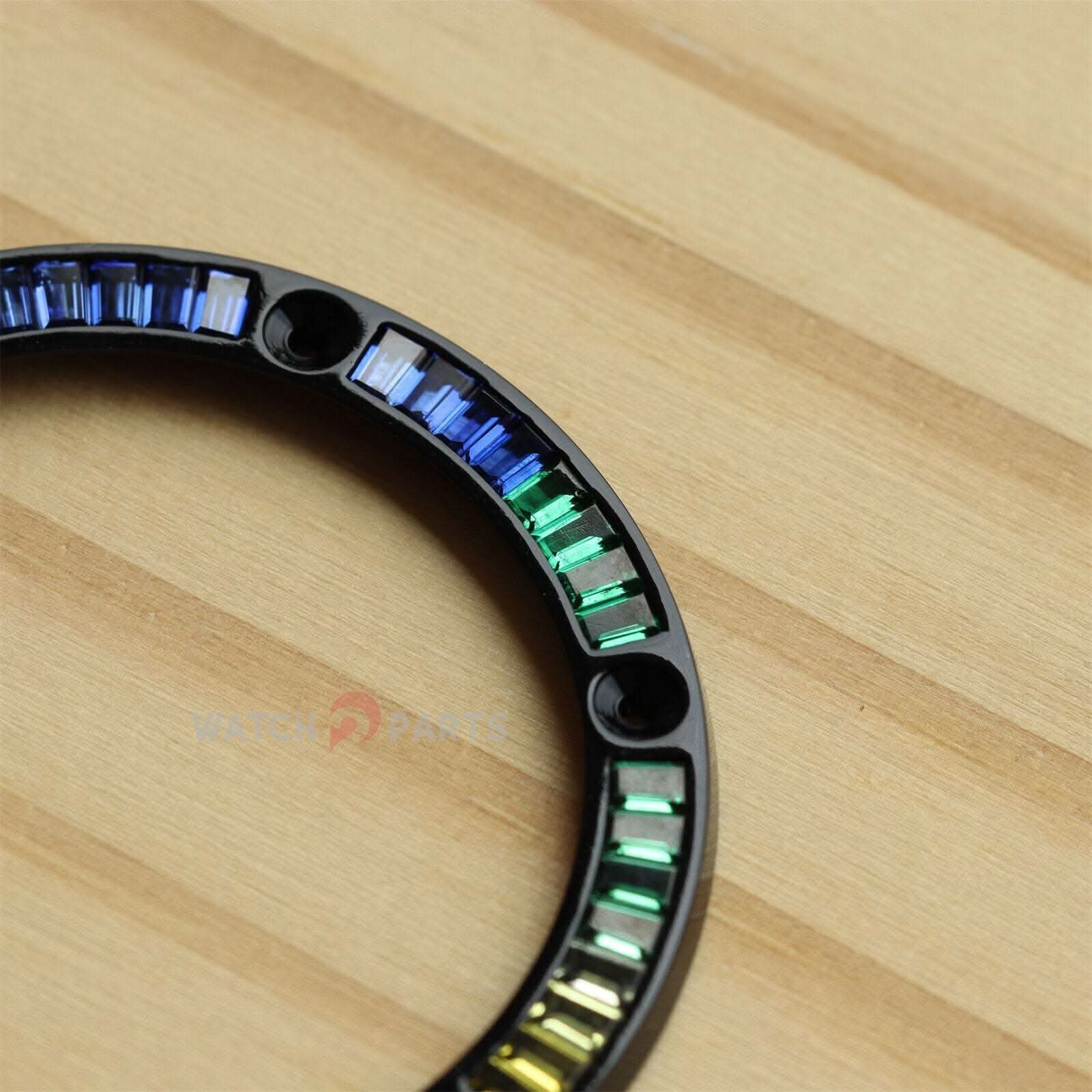 Rainbow CVD Synthetic Gemstone Sorzel pour Hublot Big Bang 411 45 mm montre