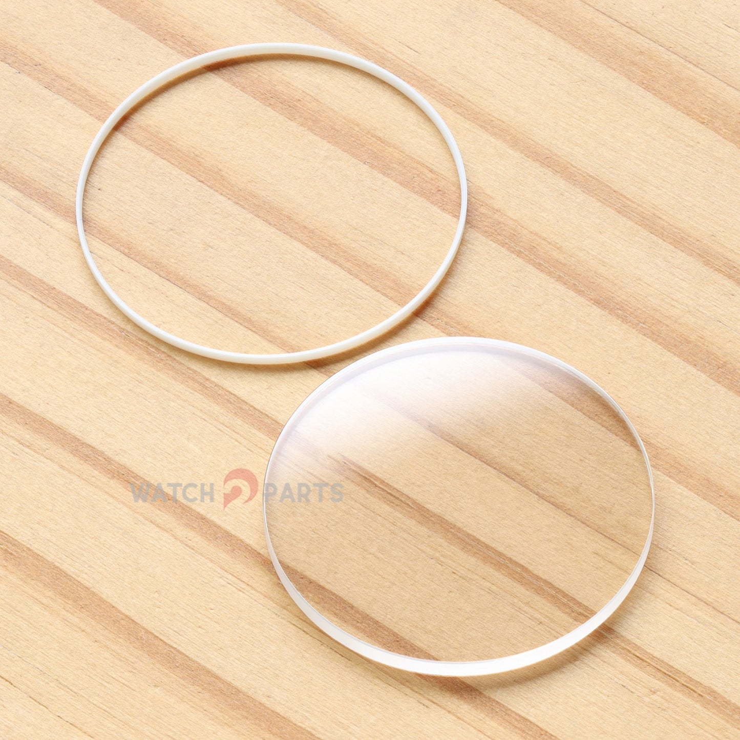 Round Flat Watch Sapphire Crystal for Vacheron Constantin VC Overseas 5500V 42.5mm Front&Case Back Glass